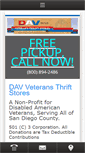 Mobile Screenshot of davveteransthriftstores.com